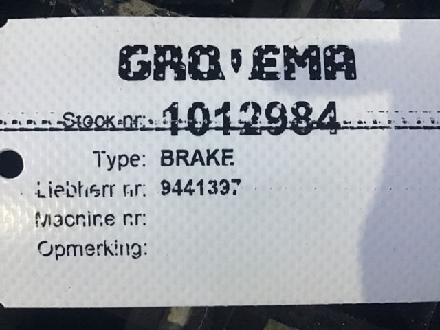 Liebherr Brake - Cakram rem: gambar 2 Liebherr Brake - Cakram rem: gambar 2