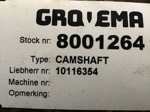 Liebherr Camshaft - Camshaft: gambar 1 Liebherr Camshaft - Camshaft: gambar 1