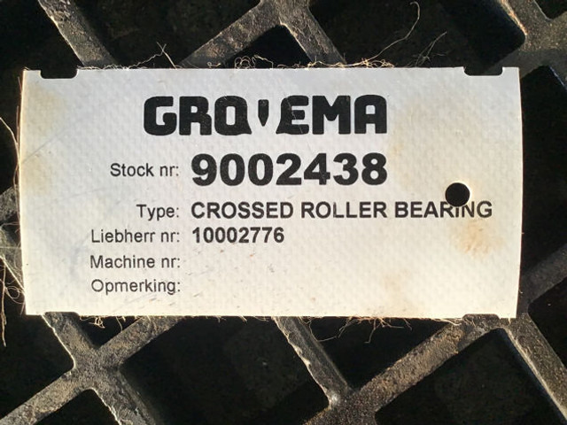 Liebherr Crossed Roller Bearing - Sensor: gambar 4 Liebherr Crossed Roller Bearing - Sensor: gambar 4
