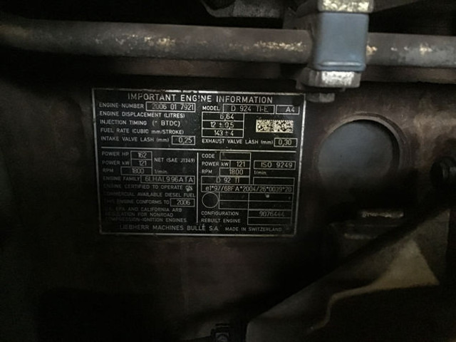 Liebherr D924TIE A4 - Mesin: gambar 3 Liebherr D924TIE A4 - Mesin: gambar 3