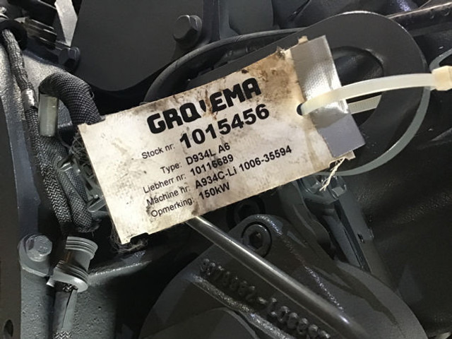 Mesin Liebherr D934L: gambar 10