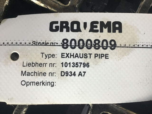 Liebherr Exhaust Pipe - Pipa knalpot: gambar 2 Liebherr Exhaust Pipe - Pipa knalpot: gambar 2