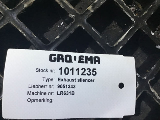 Liebherr Exhaust Silencer - Pipa knalpot: gambar 4 Liebherr Exhaust Silencer - Pipa knalpot: gambar 4