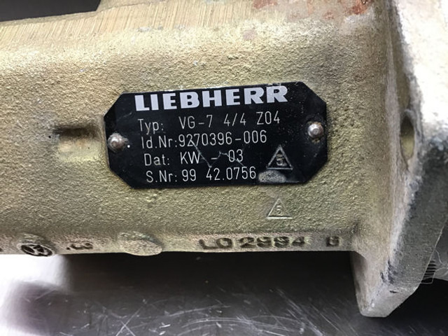 Liebherr Pilot control Unit - Tongkat gigi: gambar 3 Liebherr Pilot control Unit - Tongkat gigi: gambar 3