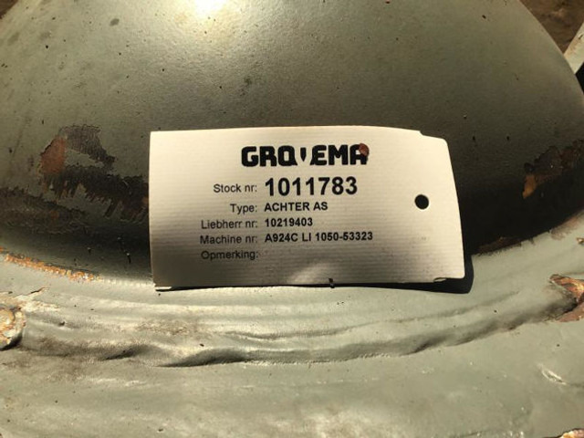 Liebherr REAR AXLE - Poros dan bagian: gambar 5 Liebherr REAR AXLE - Poros dan bagian: gambar 5