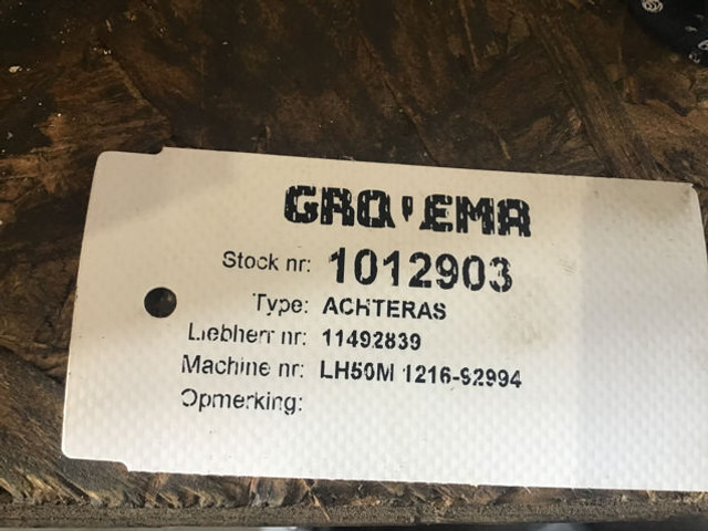 Liebherr Rear Axle - Poros dan bagian: gambar 5 Liebherr Rear Axle - Poros dan bagian: gambar 5