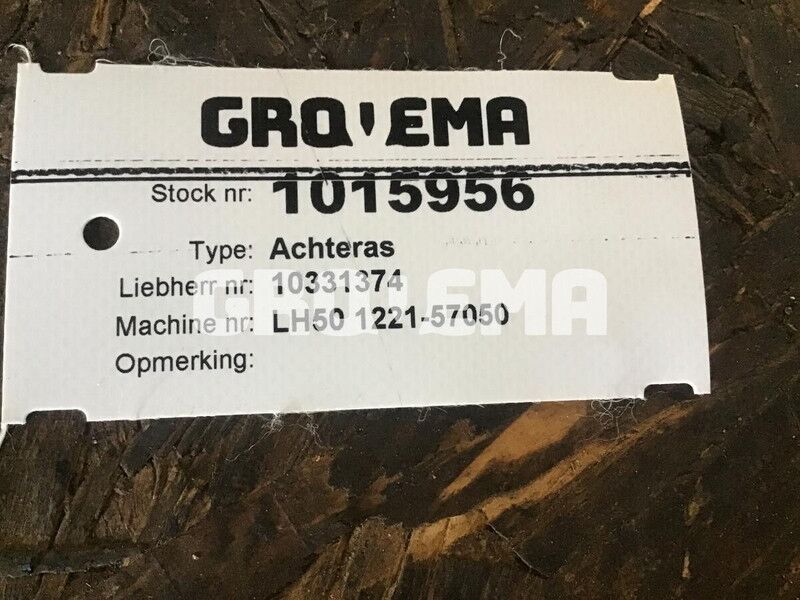 Liebherr Rearaxle - As roda belakang: gambar 1 Liebherr Rearaxle - As roda belakang: gambar 1