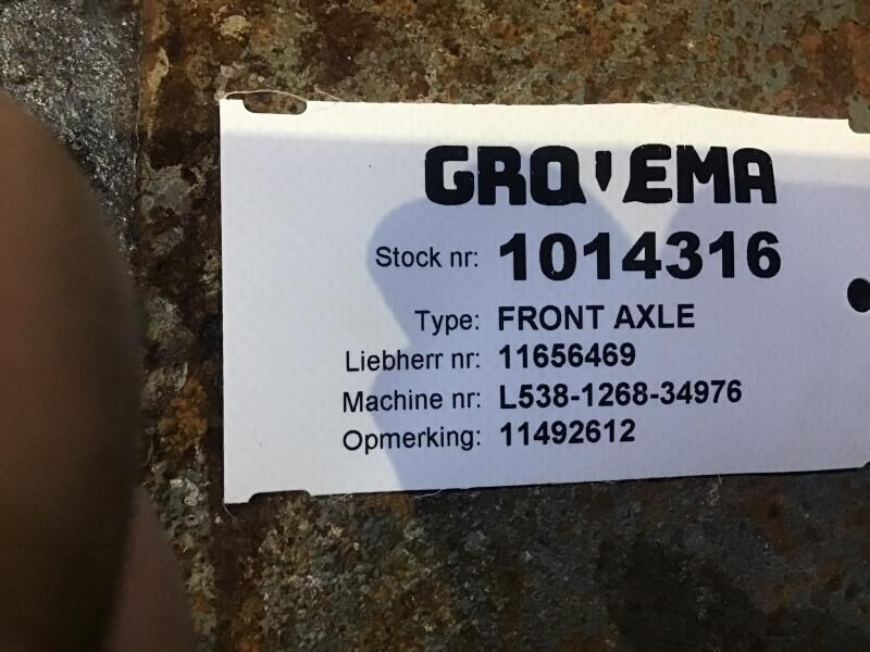 Liebherr front axle - Poros dan bagian: gambar 3 Liebherr front axle - Poros dan bagian: gambar 3