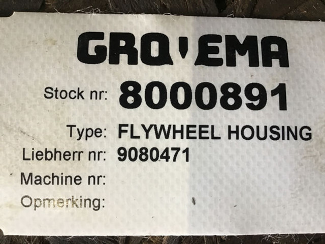 Suku cadang Liebherr Flywheel Housing: gambar 6 Suku cadang Liebherr Flywheel Housing: gambar 6
