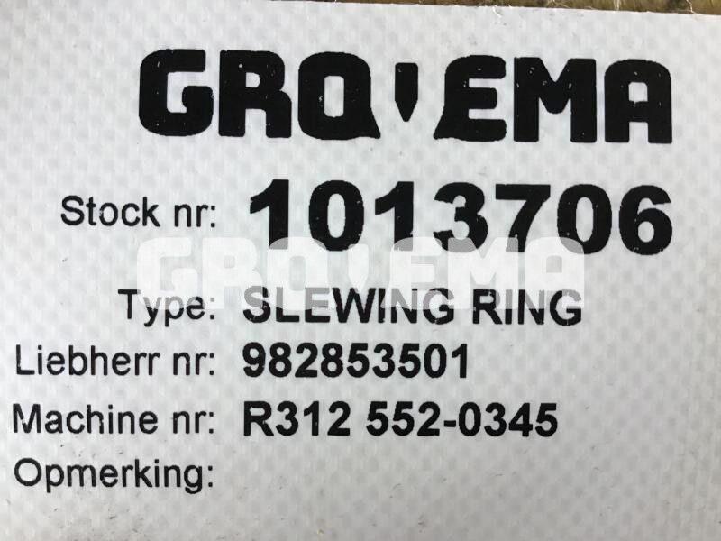 Liebherr Slewing Ring - Suku cadang: gambar 3 Liebherr Slewing Ring - Suku cadang: gambar 3