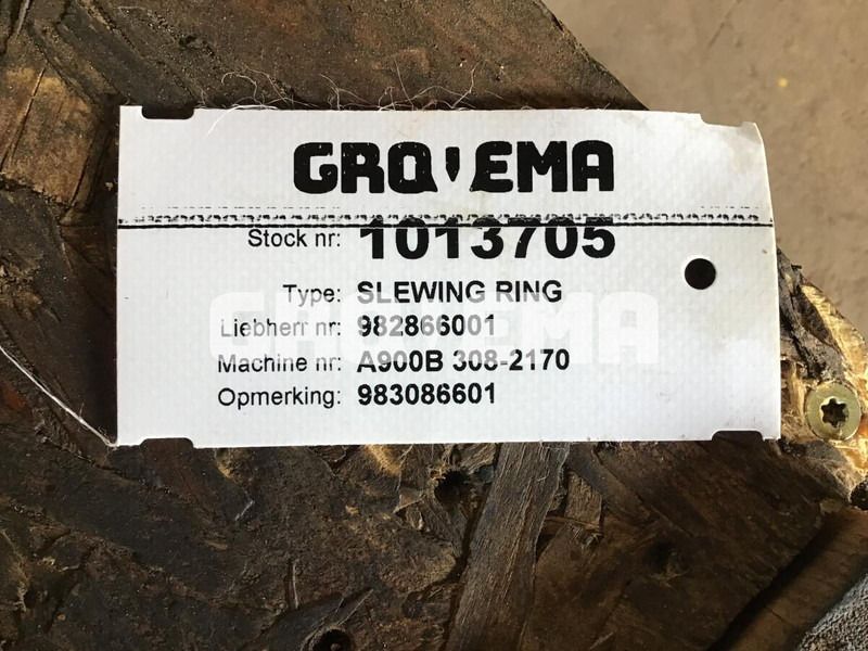 Liebherr Slewing Ring - Suku cadang: gambar 3 Liebherr Slewing Ring - Suku cadang: gambar 3