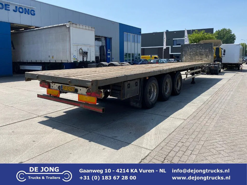 Groenewegen DRO-12-27 / Plateau Trailer / Hard-Wood Floor / BPW + Drum - Semi-trailer flatbed: gambar 1 Groenewegen DRO-12-27 / Plateau Trailer / Hard-Wood Floor / BPW + Drum - Semi-trailer flatbed: gambar 1