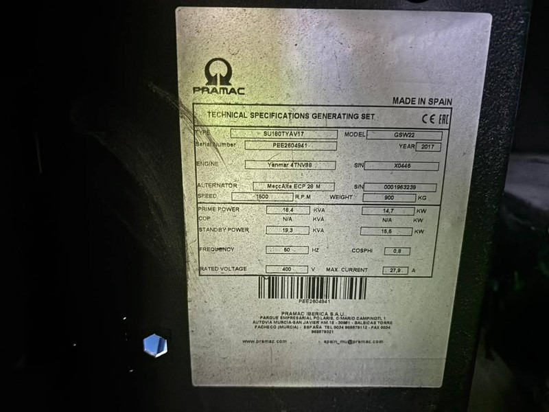 Pramac GSW 22 - Pump Trailer - Genset: gambar 5 Pramac GSW 22 - Pump Trailer - Genset: gambar 5