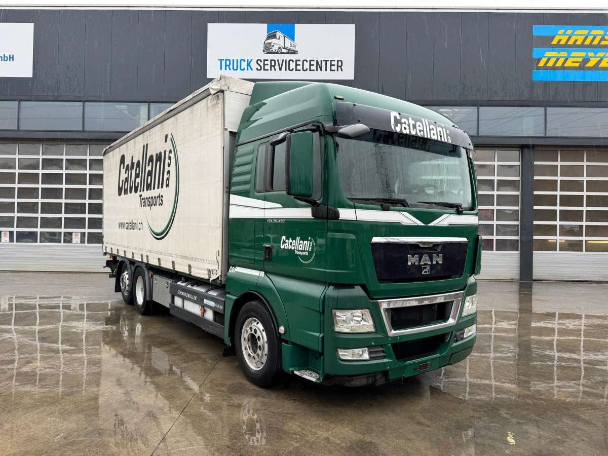 MAN TGX 26.480 6x2 - Truk dengan terpal samping: gambar 3 MAN TGX 26.480 6x2 - Truk dengan terpal samping: gambar 3