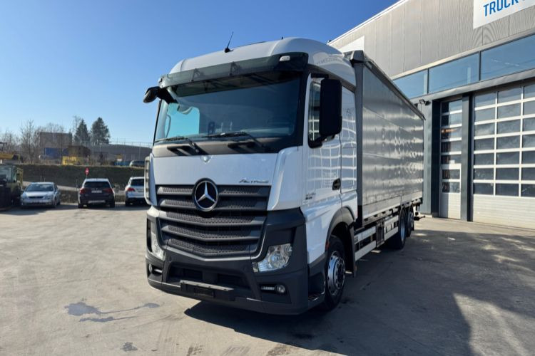 Mercedes-Benz Actros 2545 6x2 - Truk dengan terpal samping: gambar 1 Mercedes-Benz Actros 2545 6x2 - Truk dengan terpal samping: gambar 1