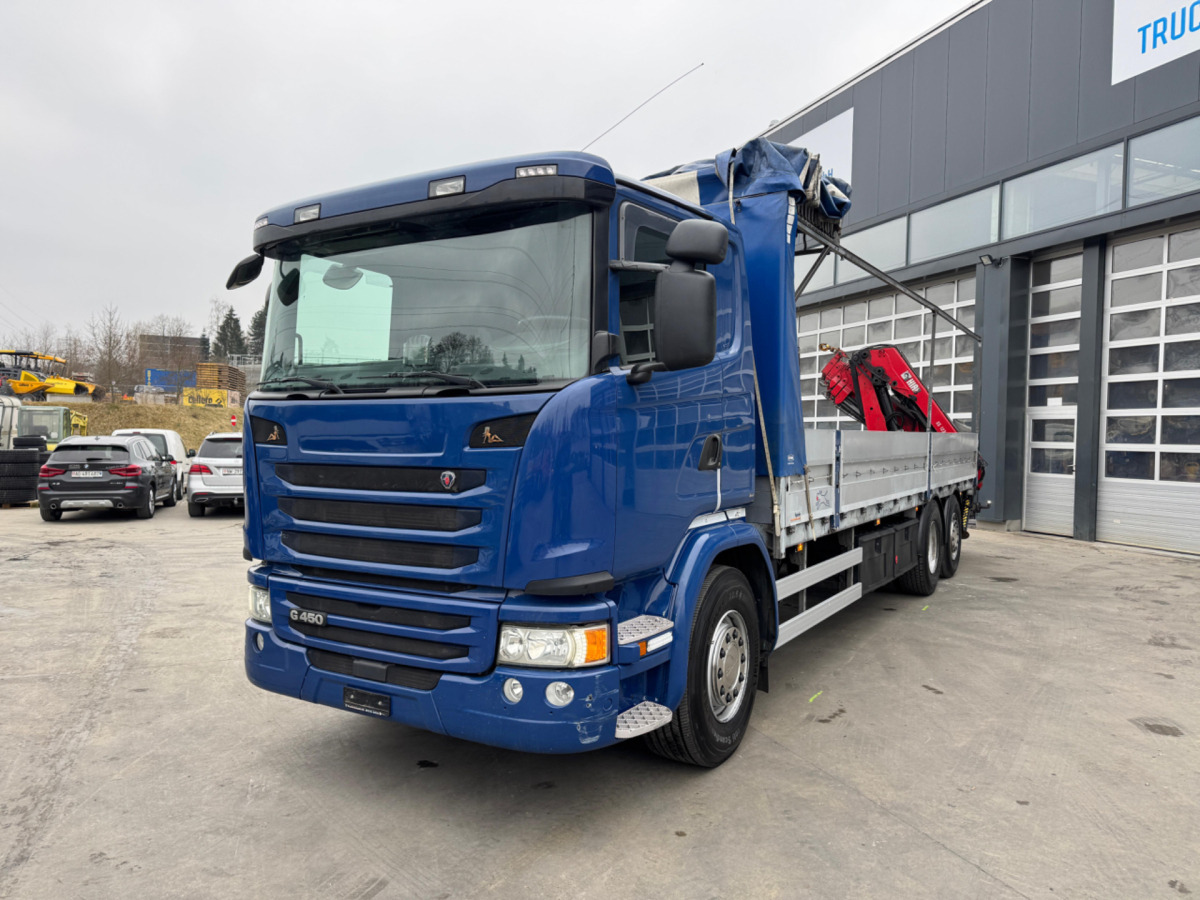 SCANIA G450 6x2 Hiab 122-4 - Truk derek: gambar 2 SCANIA G450 6x2 Hiab 122-4 - Truk derek: gambar 2