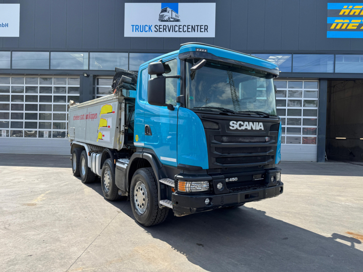 SCANIA G450 8x4 Abschiebemulde (no tipper) - Truk jungkit: gambar 3 SCANIA G450 8x4 Abschiebemulde (no tipper) - Truk jungkit: gambar 3