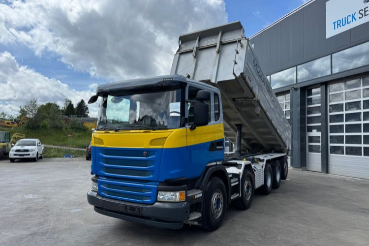 Truk jungkit Scania G490 10x4 Moser 3S: gambar 1
