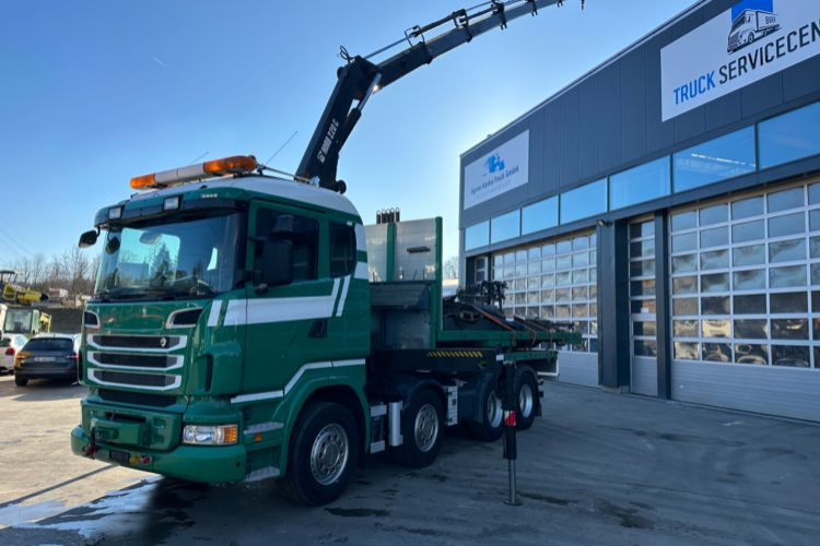 Scania R480 8x4 SWS SZM/Kran/Pritsche - Truk derek: gambar 3 Scania R480 8x4 SWS SZM/Kran/Pritsche - Truk derek: gambar 3