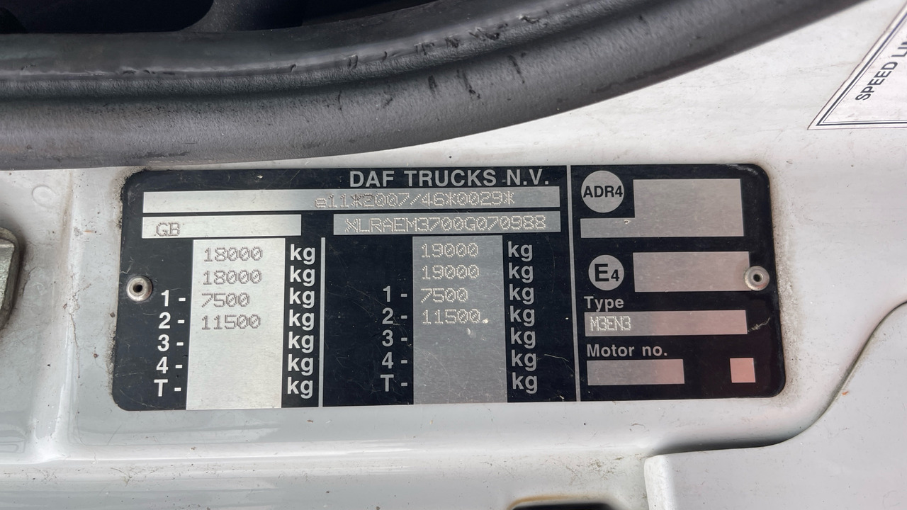 Truk berpendingin DAF CF 220: gambar 12