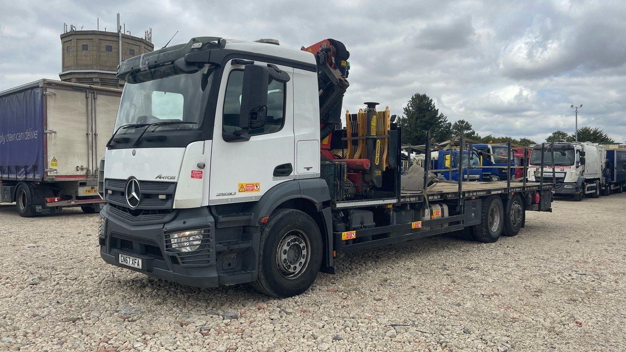 Mercedes-Benz Antos 2530 - Truk flatbed, Truk derek: gambar 2 Mercedes-Benz Antos 2530 - Truk flatbed, Truk derek: gambar 2