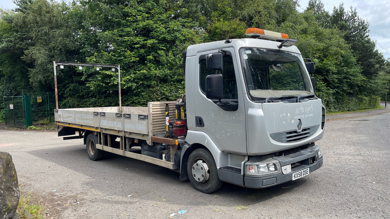 RENAULT MIDLUM 190.08 EXTRA LIGHT DAY - Truk flatbed, Truk derek: gambar 1 RENAULT MIDLUM 190.08 EXTRA LIGHT DAY - Truk flatbed, Truk derek: gambar 1