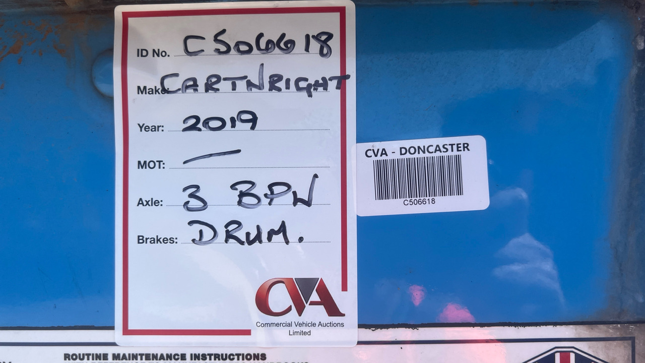 Trailer CARTWRIGHT CURTAINSIDE: gambar 14