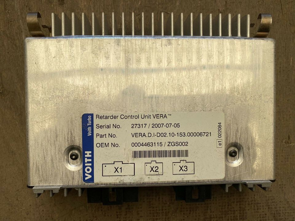 Mercedes Actros MP2 VOITH Retarder Control Unit 0004463115 - ECU untuk Truk: gambar 2 Mercedes Actros MP2 VOITH Retarder Control Unit 0004463115 - ECU untuk Truk: gambar 2