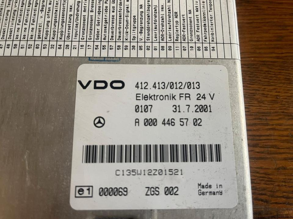 Mercedes Atego Elektronik FR VDO Steuergerät A0004465702 - ECU: gambar 3 Mercedes Atego Elektronik FR VDO Steuergerät A0004465702 - ECU: gambar 3