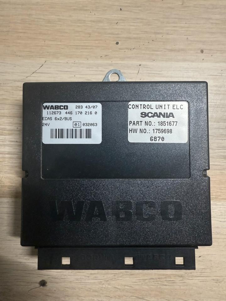 SCANIA ECAS 6x2 / BUS Steuergerät 1851677 - ECU untuk Bus: gambar 2 SCANIA ECAS 6x2 / BUS Steuergerät 1851677 - ECU untuk Bus: gambar 2