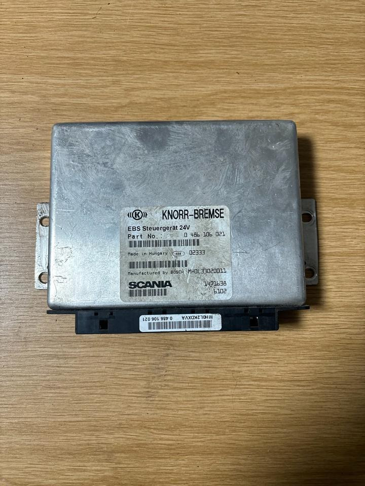 SCANIA KNORR-BREMSE EBS Steuergerät 0486106021 - ECU untuk Truk: gambar 1 SCANIA KNORR-BREMSE EBS Steuergerät 0486106021 - ECU untuk Truk: gambar 1