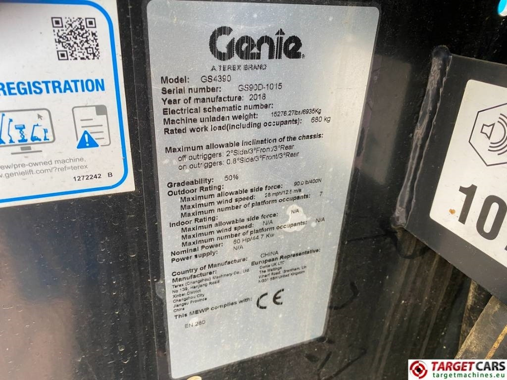 Leasing Genie GS-4390 RT LPG Scissor 4x4 Work Lift 1511cm  Genie GS-4390 RT LPG Scissor 4x4 Work Lift 1511cm: gambar 10