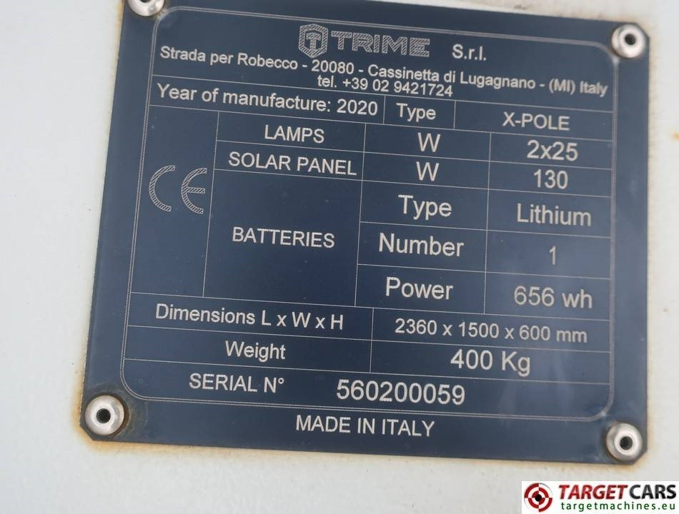 Leasing Trime X-Pole Solar Panel 50W Led Tower Light  Trime X-Pole Solar Panel 50W Led Tower Light: gambar 10
