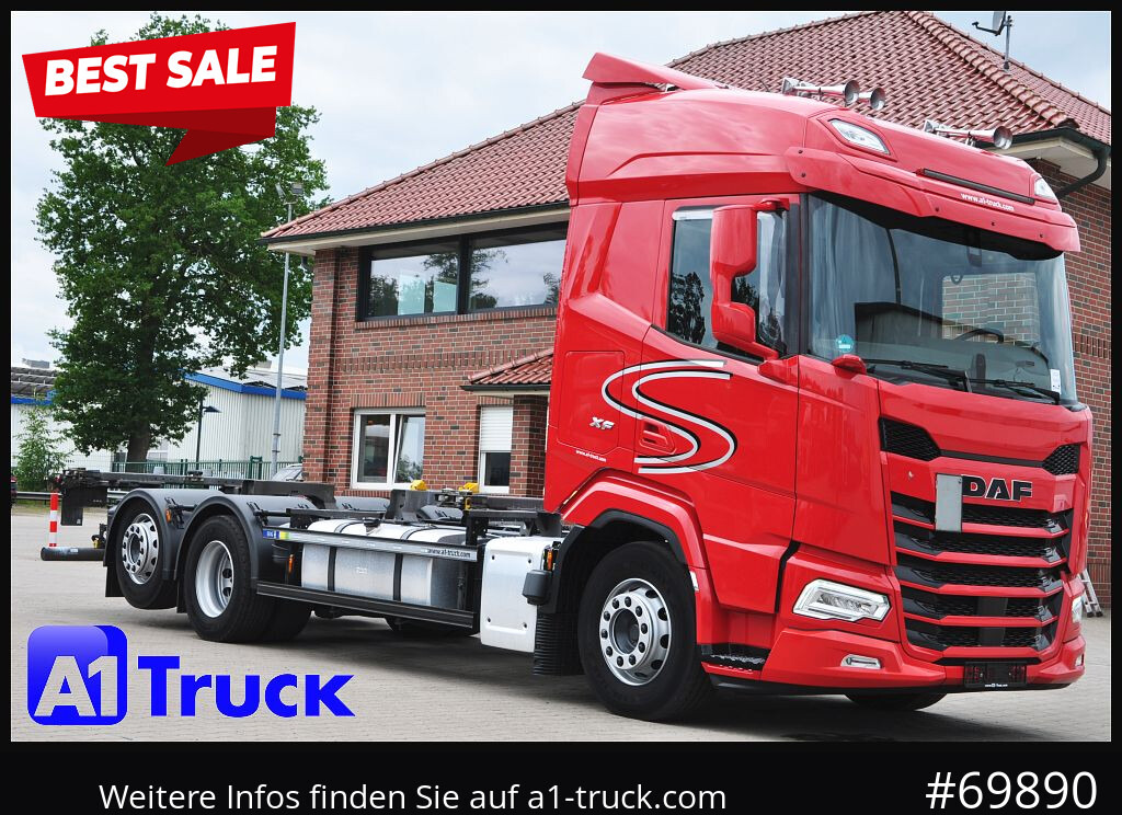 DAF XF 480, BDF, 7,45, 7,82, Lift-Lenkachse, - Pengangkut kontainer/ Container truck: gambar 1 DAF XF 480, BDF, 7,45, 7,82, Lift-Lenkachse, - Pengangkut kontainer/ Container truck: gambar 1