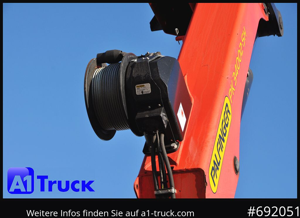 DAF XF 510 SSC PK 34.002, Jib Seilwinde Funk - Truk flatbed, Truk derek: gambar 4 DAF XF 510 SSC PK 34.002, Jib Seilwinde Funk - Truk flatbed, Truk derek: gambar 4