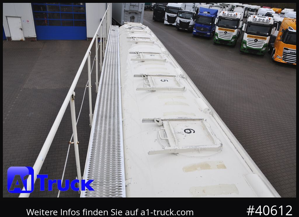 FELDBINDER Heitling, SDBH 54, 7 Kammern, Futter Feed Lenkachse, Alufelgen, - Semi trailer silo: gambar 5 FELDBINDER Heitling, SDBH 54, 7 Kammern, Futter Feed Lenkachse, Alufelgen, - Semi trailer silo: gambar 5