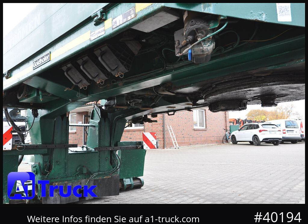 GOLDHOFER STZ-VL4, 4 achs TeleTieflader, Tiefbett, - Semi-trailer low bed: gambar 2 GOLDHOFER STZ-VL4, 4 achs TeleTieflader, Tiefbett, - Semi-trailer low bed: gambar 2