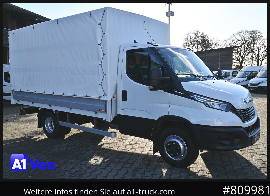 IVECO Daily 72C18 A8V Pritsche/Plane, Tempomat, AHK, Klima - Van flatbed: gambar 1 IVECO Daily 72C18 A8V Pritsche/Plane, Tempomat, AHK, Klima - Van flatbed: gambar 1