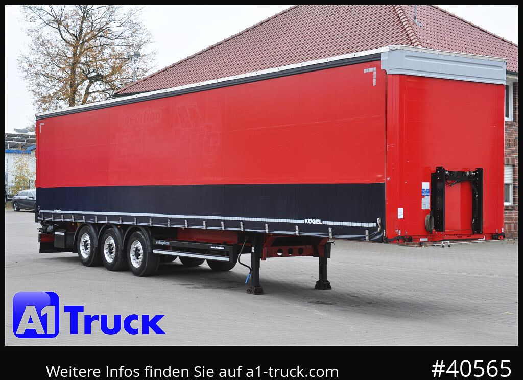KOEGEL S 24, Tautliner, Alufelgen, Code XL, - Semi-trailer dengan terpal samping: gambar 1 KOEGEL S 24, Tautliner, Alufelgen, Code XL, - Semi-trailer dengan terpal samping: gambar 1