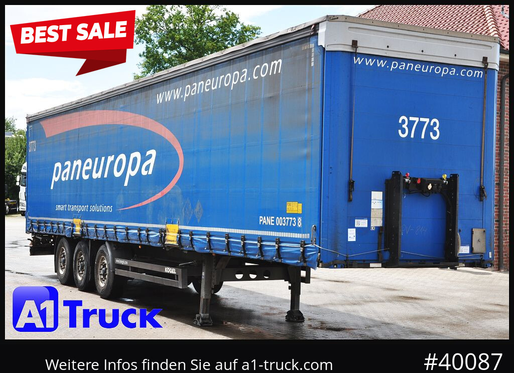 KOEGEL S 24 Tautliner, Code XL, BPW, - Semi-trailer dengan terpal samping: gambar 1 KOEGEL S 24 Tautliner, Code XL, BPW, - Semi-trailer dengan terpal samping: gambar 1