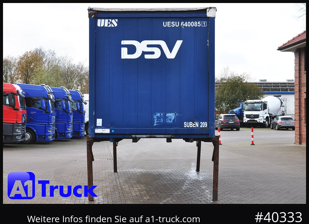 KRONE 7.45 BDF Wechselbrücke, Schiebeplane - Tukar tubuh tirai: gambar 2 KRONE 7.45 BDF Wechselbrücke, Schiebeplane - Tukar tubuh tirai: gambar 2