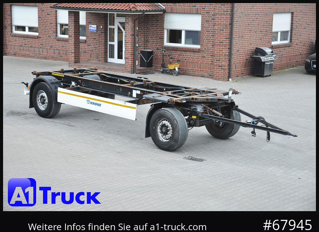 KRONE AZ 18, Standard BDF, 1 Vorbesitzer, BPW - Trailer pengangkut mobil: gambar 1 KRONE AZ 18, Standard BDF, 1 Vorbesitzer, BPW - Trailer pengangkut mobil: gambar 1