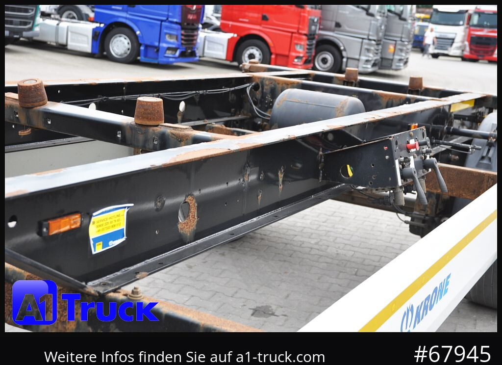 KRONE AZ 18, Standard BDF, 1 Vorbesitzer, BPW - Trailer pengangkut mobil: gambar 4 KRONE AZ 18, Standard BDF, 1 Vorbesitzer, BPW - Trailer pengangkut mobil: gambar 4