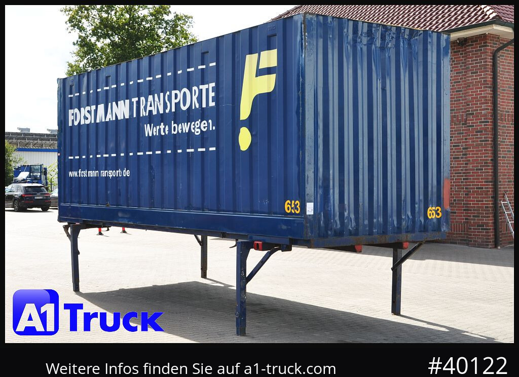 KRONE BDF 7,82 Container, 2700mm Innenhöhe, Portaltür - Kontainer pengiriman: gambar 1 KRONE BDF 7,82 Container, 2700mm Innenhöhe, Portaltür - Kontainer pengiriman: gambar 1