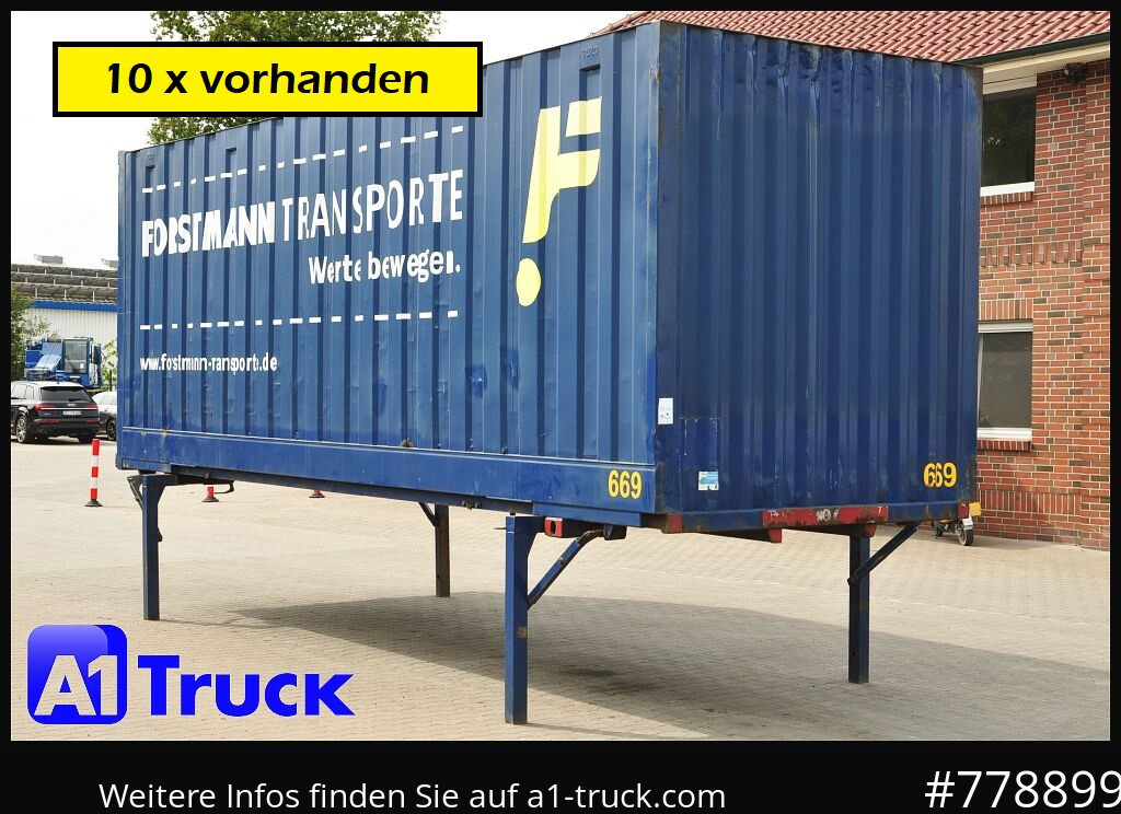KRONE BDF 7,82 Container, 2700mm Innenhöhe, Portaltür - Kontainer pengiriman: gambar 1 KRONE BDF 7,82 Container, 2700mm Innenhöhe, Portaltür - Kontainer pengiriman: gambar 1