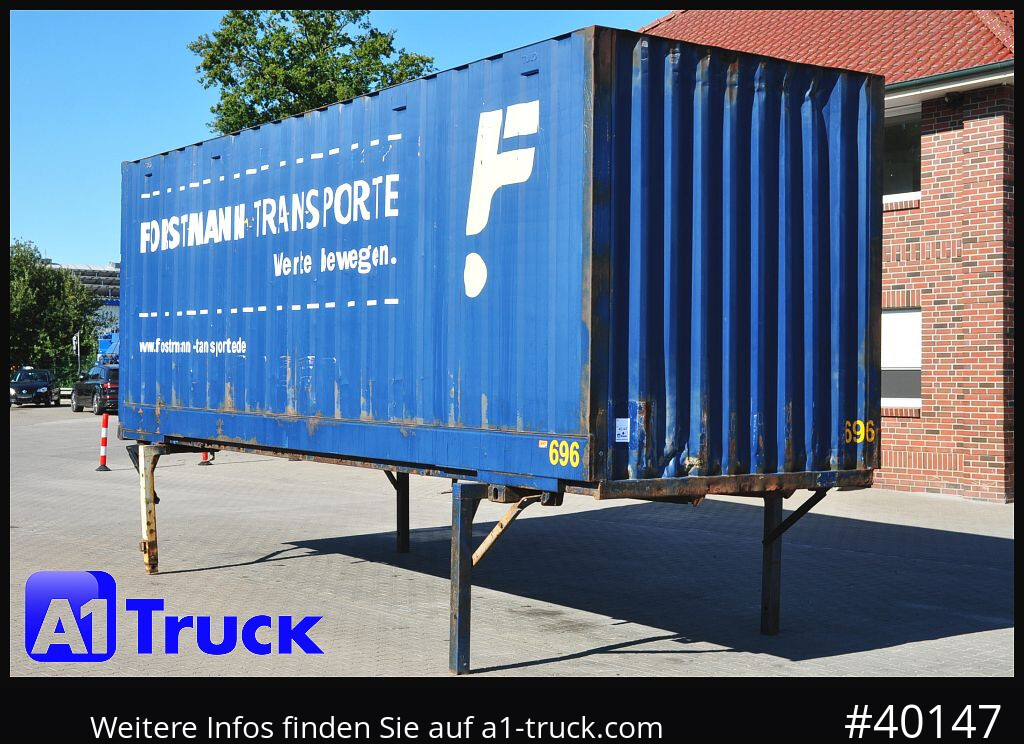 KRONE BDF 7,82 Container, 2700mm Innenhöhe, Portaltür - Kontainer pengiriman: gambar 1 KRONE BDF 7,82 Container, 2700mm Innenhöhe, Portaltür - Kontainer pengiriman: gambar 1