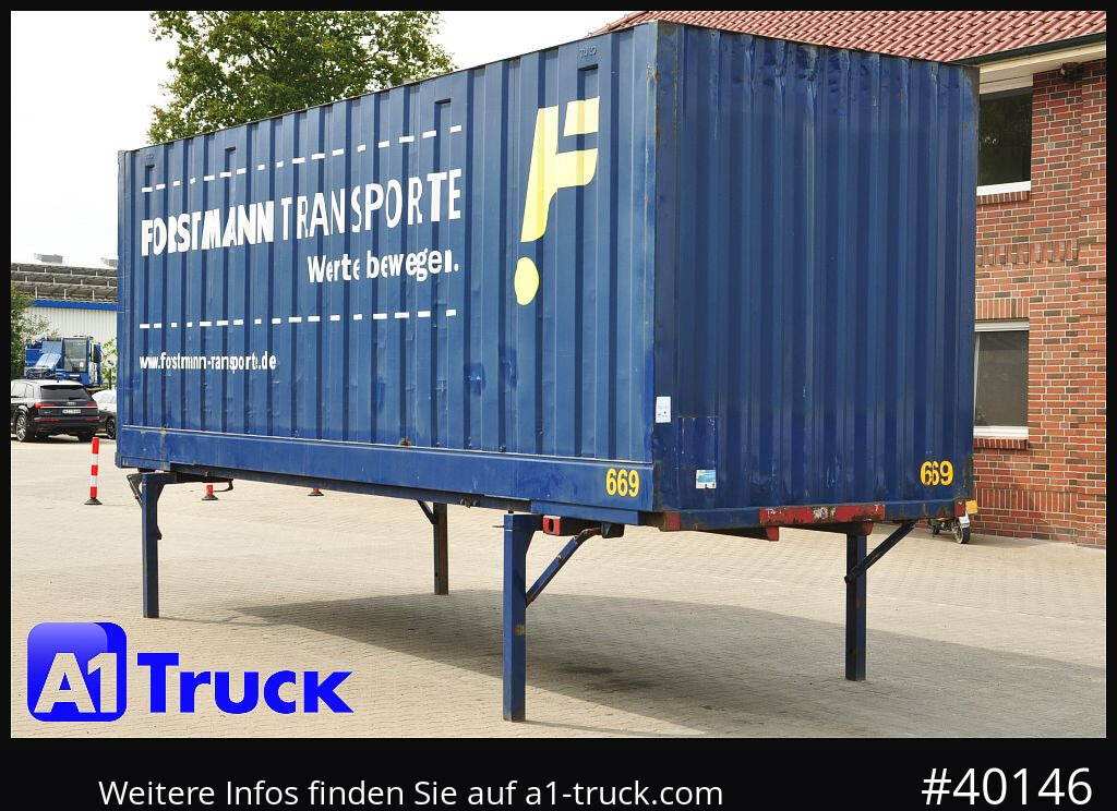 KRONE BDF 7,82 Container, 2700mm Innenhöhe, Portaltür - Kontainer pengiriman: gambar 1 KRONE BDF 7,82 Container, 2700mm Innenhöhe, Portaltür - Kontainer pengiriman: gambar 1