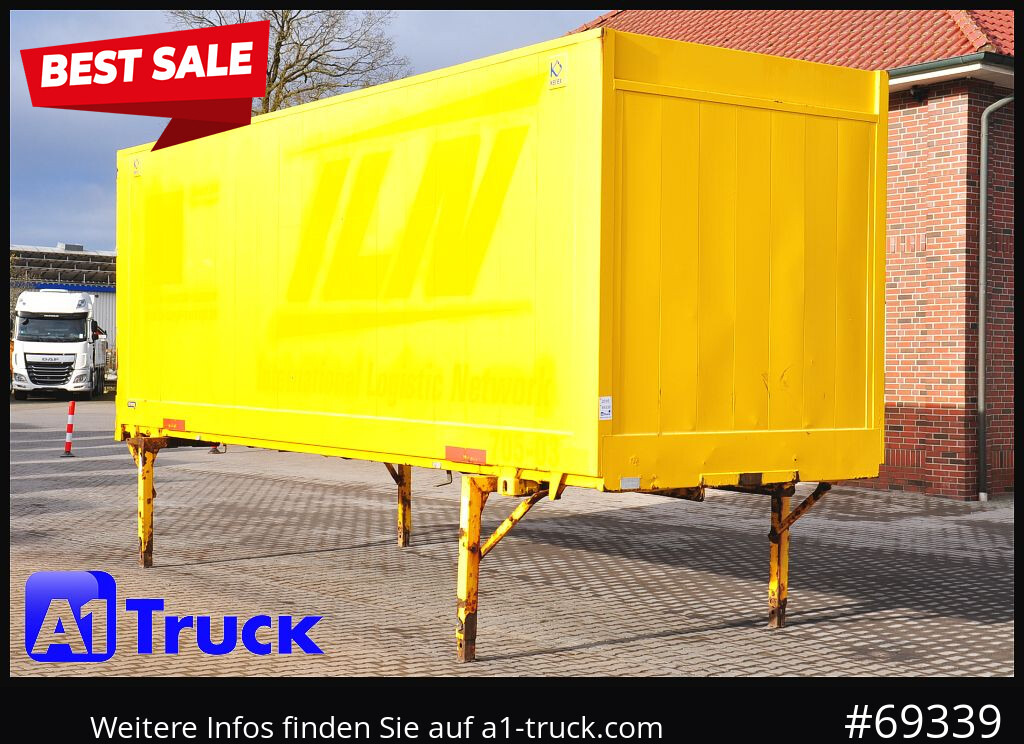 KRONE BDF 7,82 Wechselbrücke, 2730mm Innenhöhe. - Tukar tubuh box: gambar 1 KRONE BDF 7,82 Wechselbrücke, 2730mm Innenhöhe. - Tukar tubuh box: gambar 1