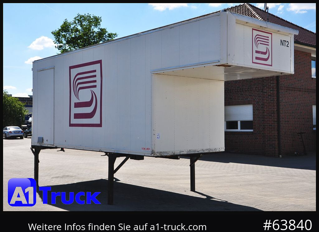 KRONE Container Lager, kann verladen werden 6,3 + 2 Meter - Tukar tubuh box: gambar 1 KRONE Container Lager, kann verladen werden 6,3 + 2 Meter - Tukar tubuh box: gambar 1