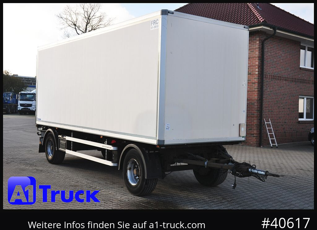 KRONE Koffer ISO, stakr isoliert ehemaliger Kühlkoffer, Aluboden - Trailer kotak tertutup: gambar 1 KRONE Koffer ISO, stakr isoliert ehemaliger Kühlkoffer, Aluboden - Trailer kotak tertutup: gambar 1